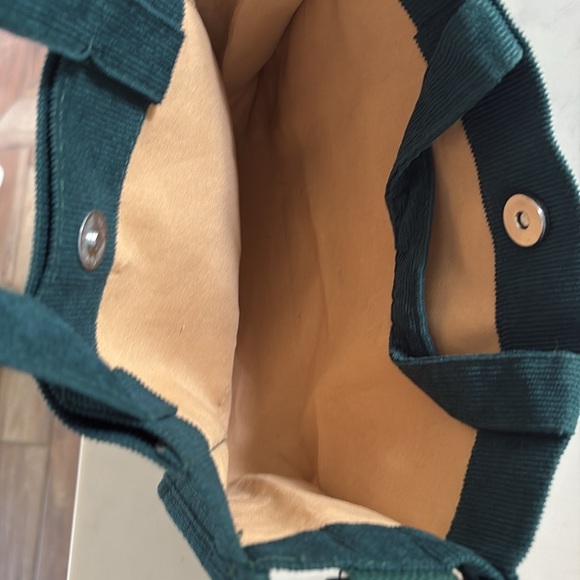Letu Green Corduroy‎ Tote Bag - Picture 3 of 4